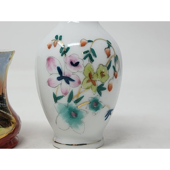 Lot Of 3 Vintage 1Noritake 1Import, 1China Mini Vases‎ Flowers Oskarshamn - Picture 7 of 16